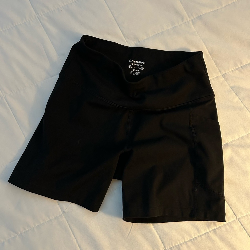 Calvin Klein Black Biker Shorts